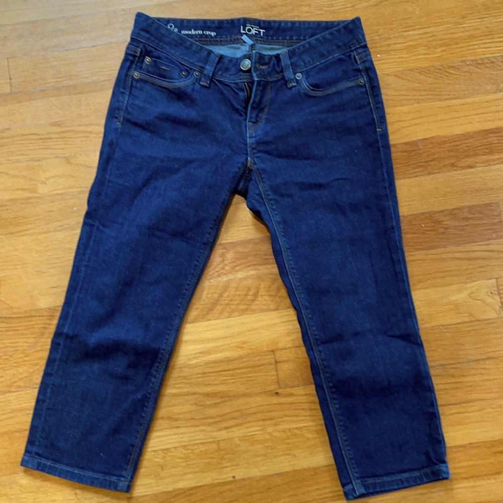 AnnTaylor LOFT modern crop Jean